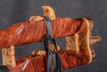 Redwood Burl Native American Flute, Minor, Mid F#-4, #U3Fa (4)